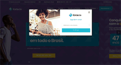 Desktop Screenshot of portal.estacio.br