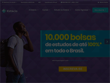 Tablet Screenshot of portal.estacio.br
