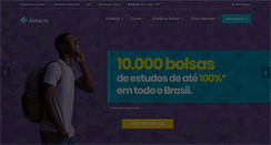 Desktop Screenshot of portaladm.estacio.br